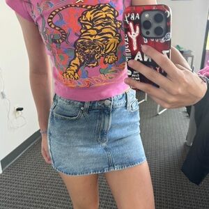 pacsun denim skirt
